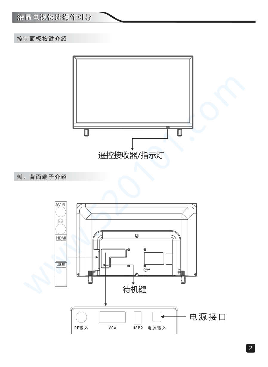 创维24E3000液晶电视说明书-3 创维24E3000液晶电视说明书-3