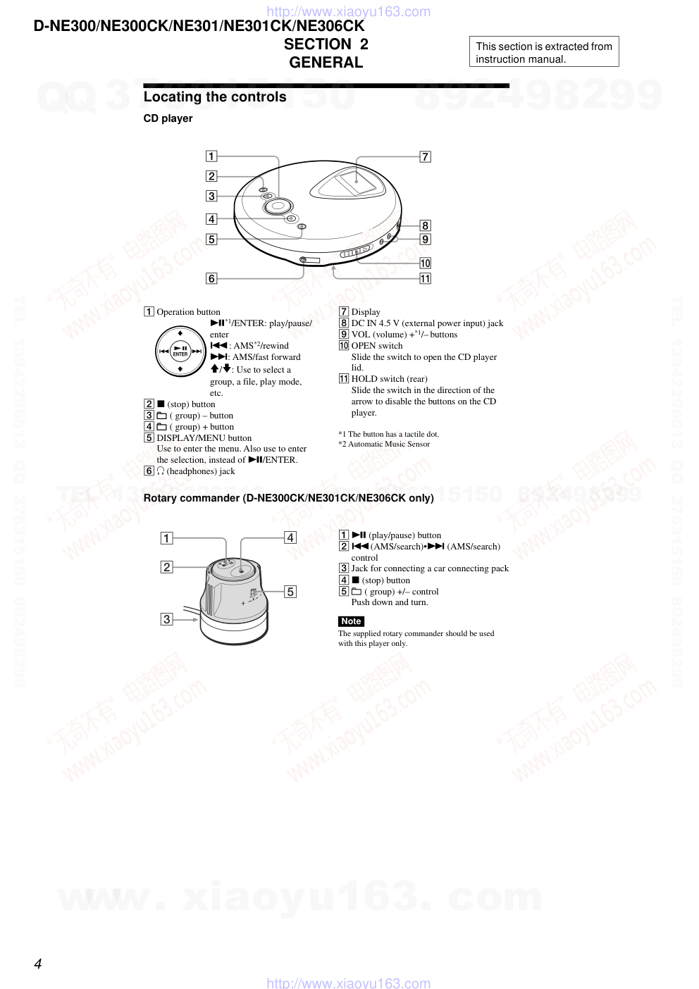 索尼SONY D-NE306CK音响电路图-3
