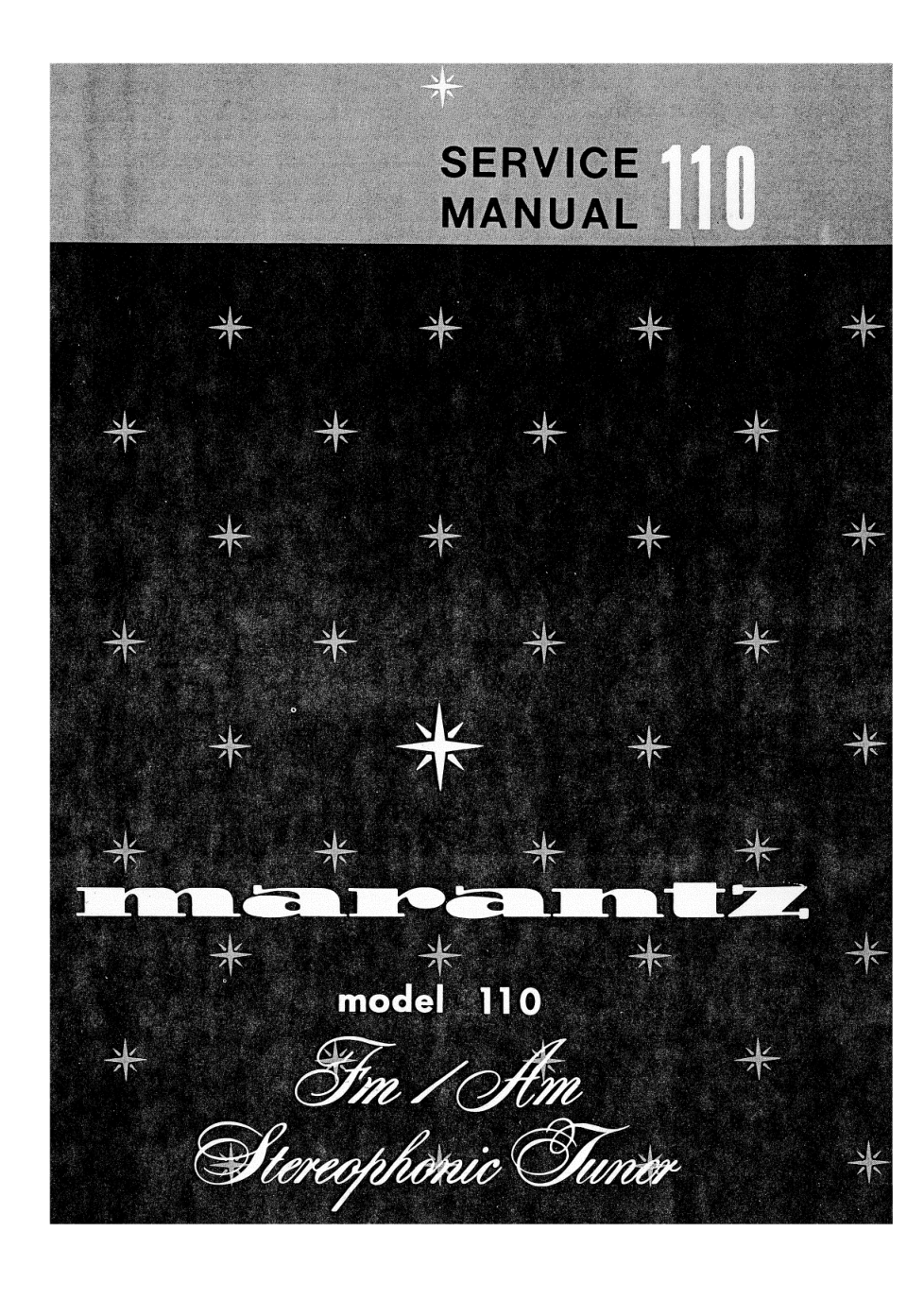 马兰士MARANTZ 110音响服务手册-0