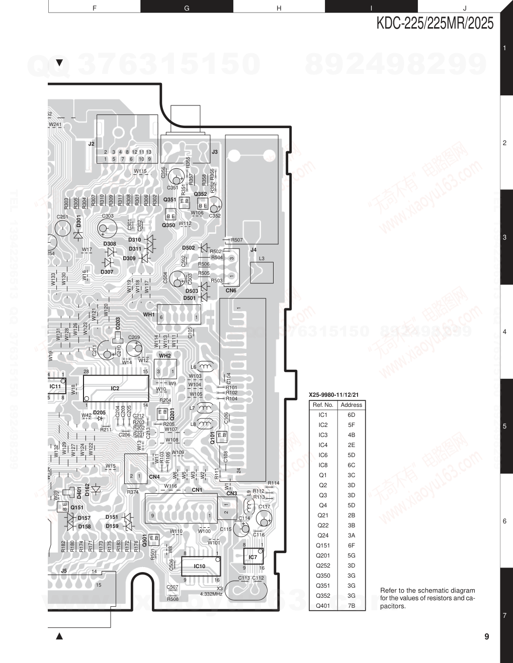 建伍KENWOOD KDC-2025 CD播放器维修手册-8