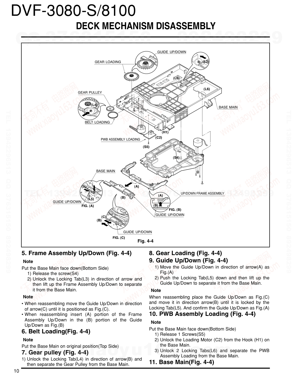 建伍KENWOOD DVF-3080-S 双碟CDDVDVCD播放机维修手册-9