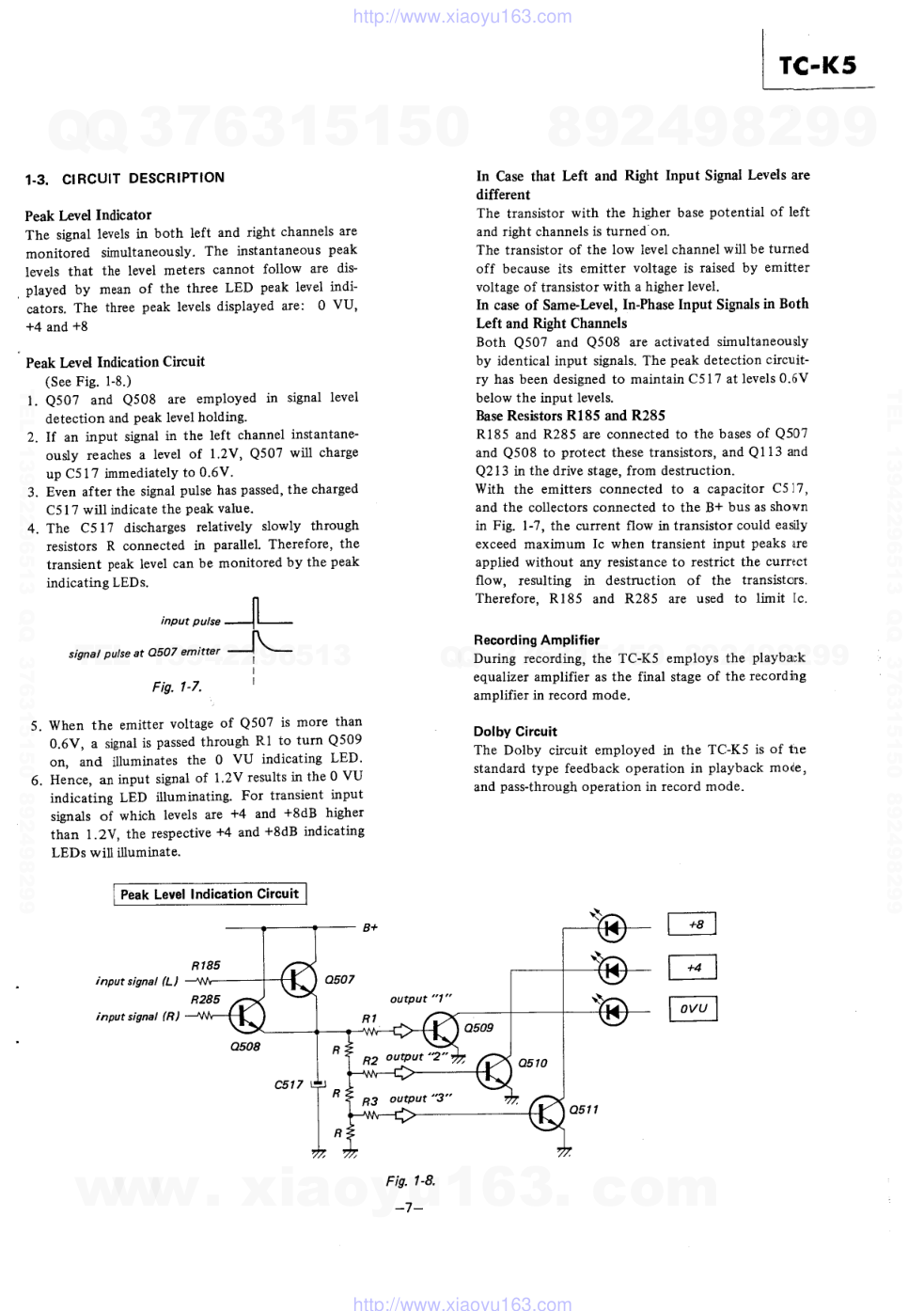索尼SONY TC-K5电路图-6