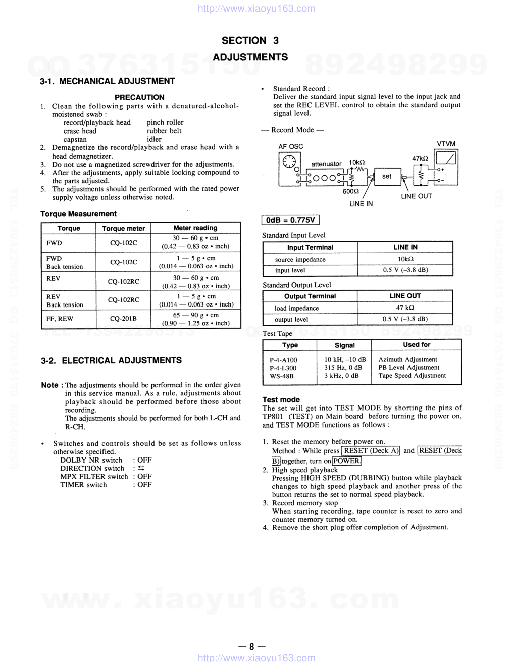 索尼SONY TC-WA9ES电路图-7