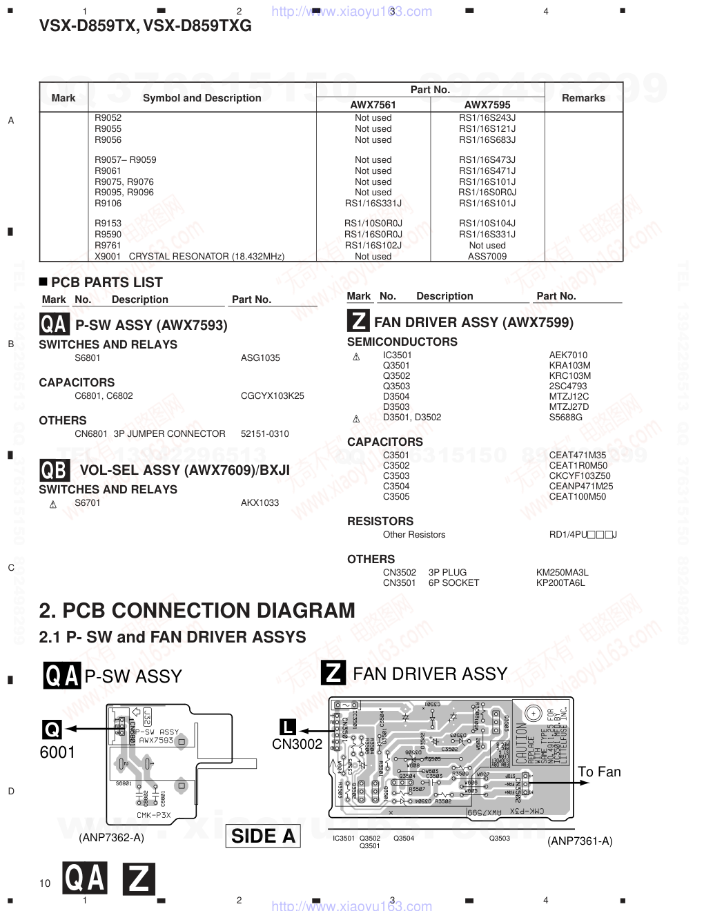 先锋PIONEER VSX-D859TX电路图-9