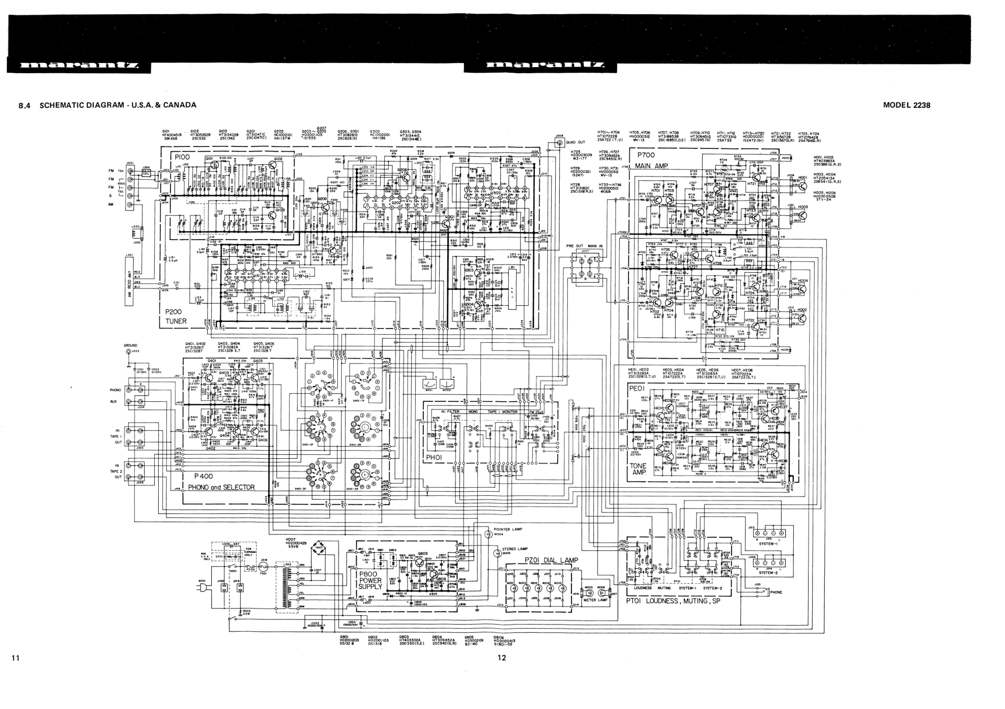 马兰士MARANTZ 2238音响服务手册-9 马兰士MARANTZ 2238音响服务手册-9