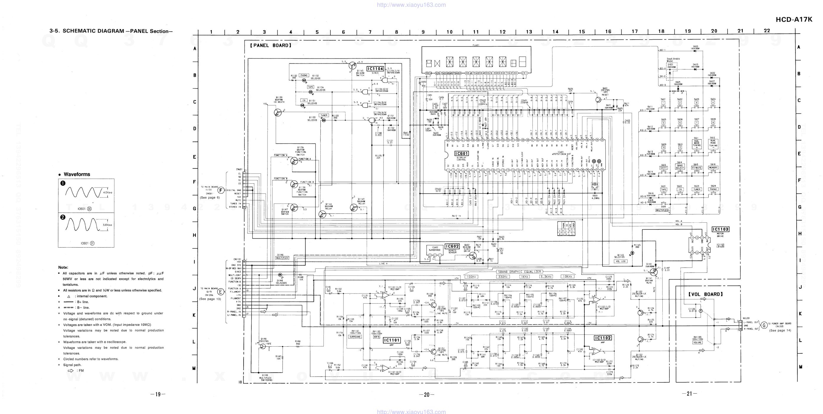 索尼SONY HCD-A17K音响电路图-9 索尼SONY HCD-A17K音响电路图-9
