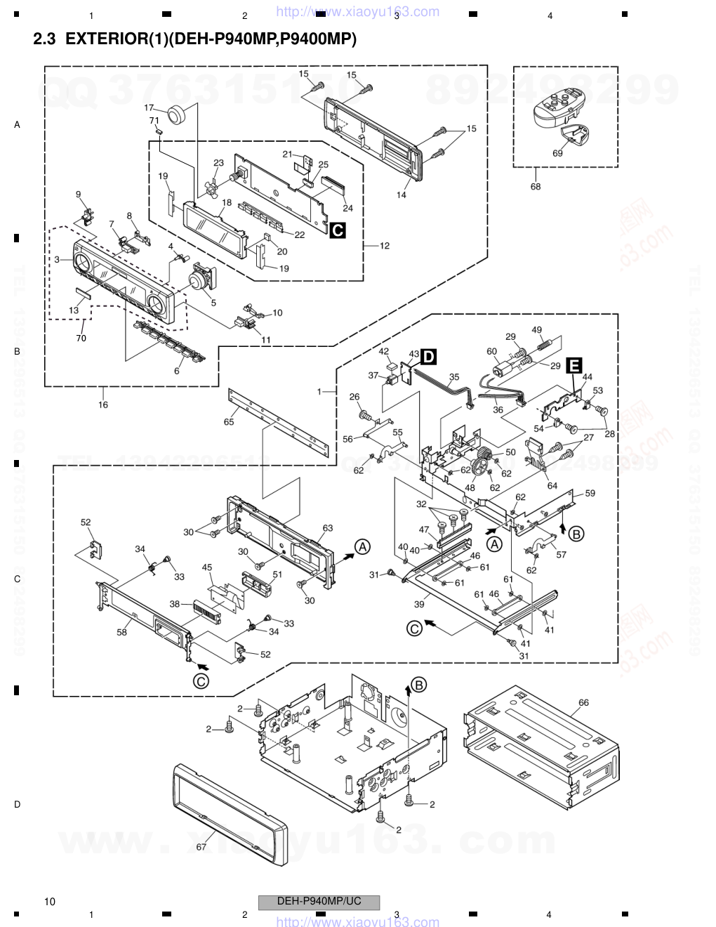 先锋PIONEER DEH-P9400MPUC电路图-9