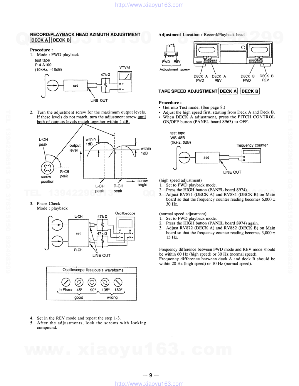 索尼SONY TC-WA9ES电路图-8