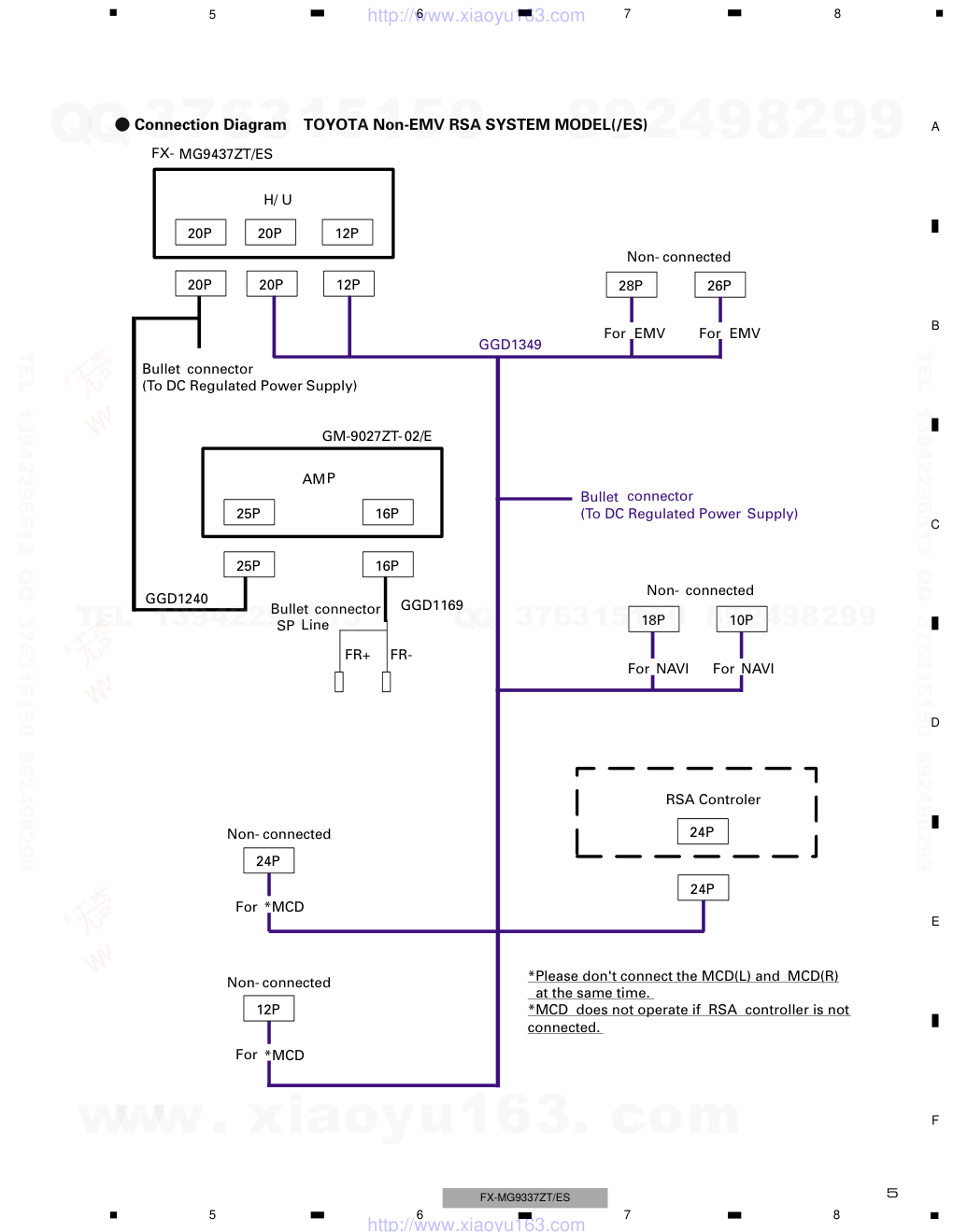 先锋PIONEER FX-MG9337ZT音响电路图-4