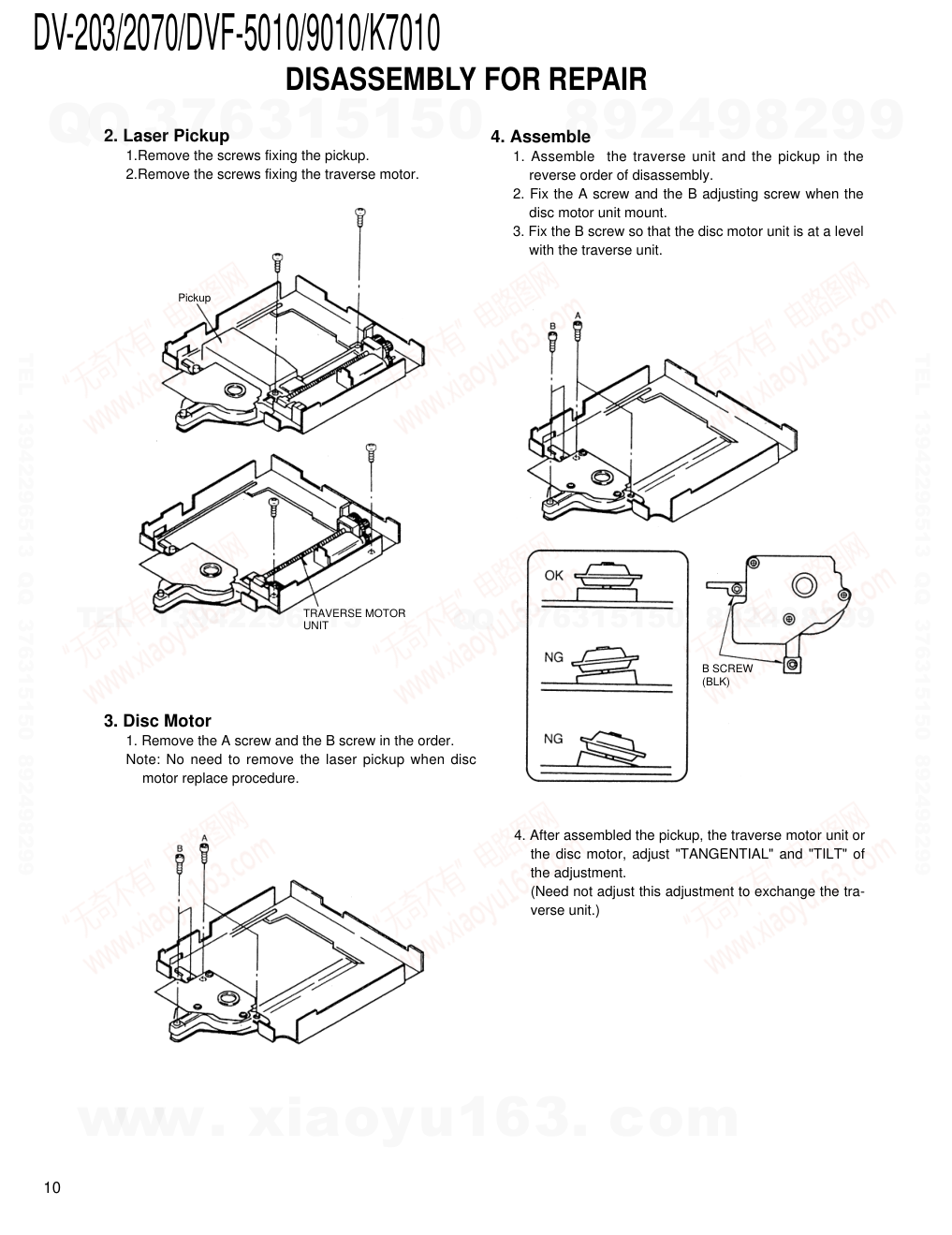 建伍KENWOOD DVF-5010 CDDVD播放机维修手册-9