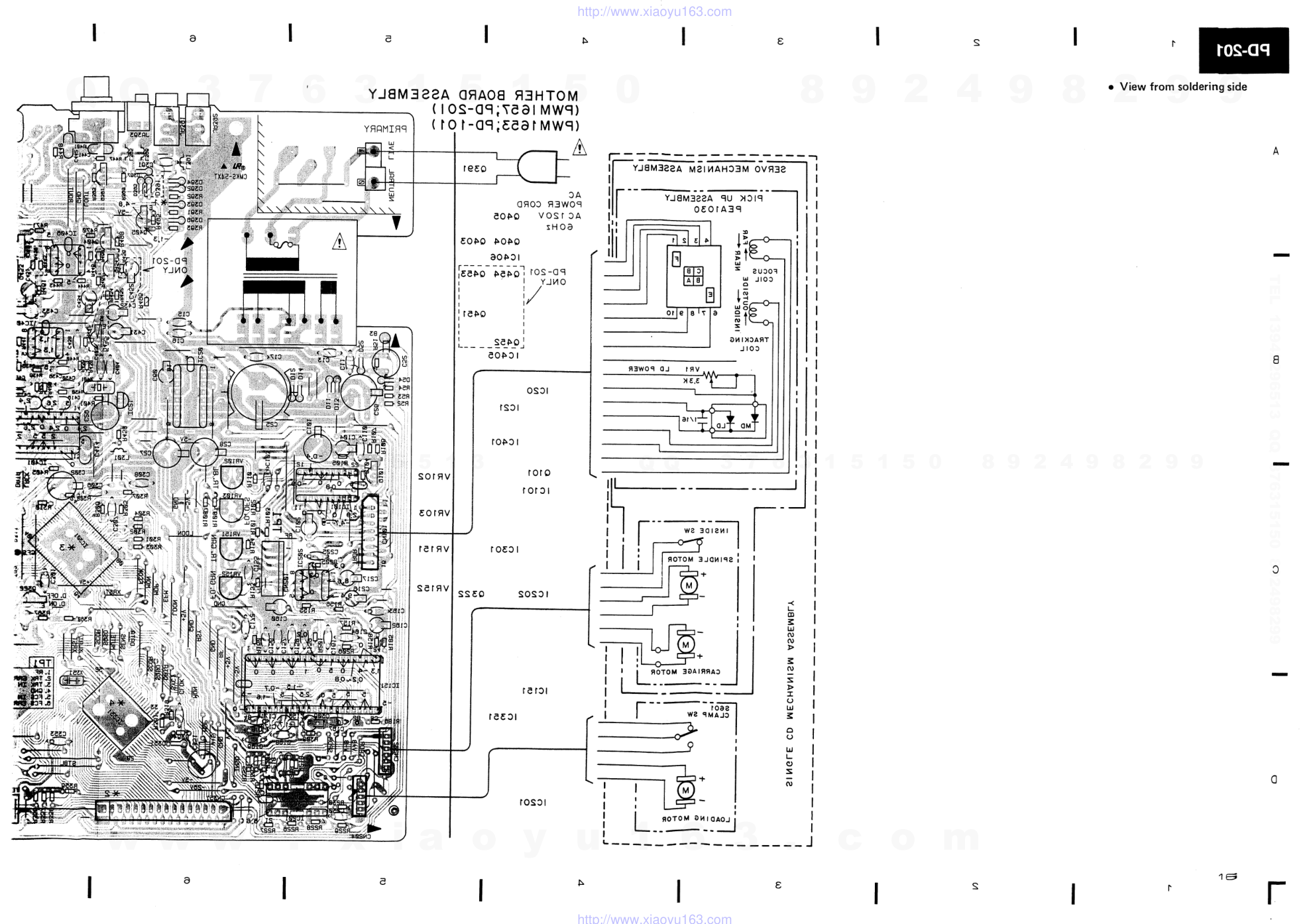 先锋PIONEER PD-201音响电路图-9 先锋PIONEER PD-201音响电路图-9