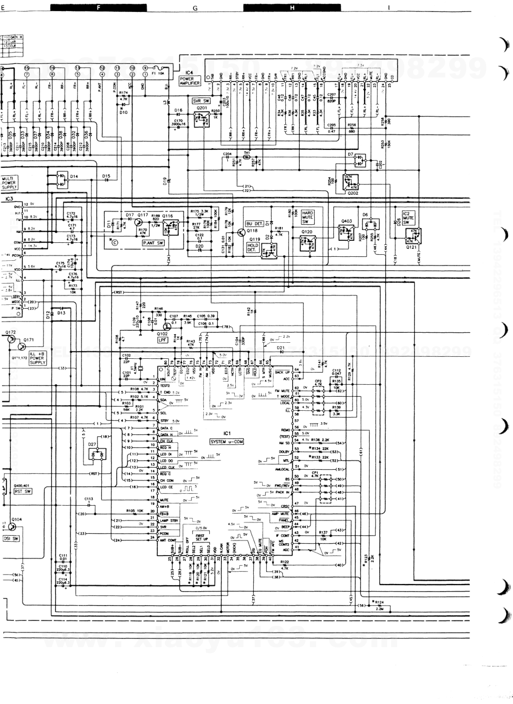 建伍KENWOOD KRC-S305磁带录放机维修手册-9 建伍KENWOOD KRC-S305磁带录放机维修手册-9