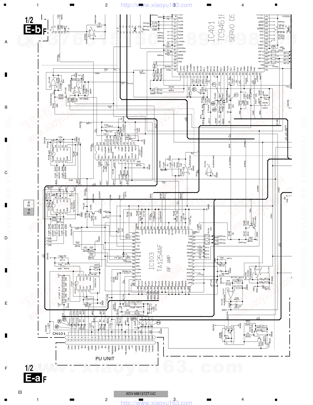 先锋PIONEER XDV-M8137ZT电路图-7 先锋PIONEER XDV-M8137ZT电路图-7