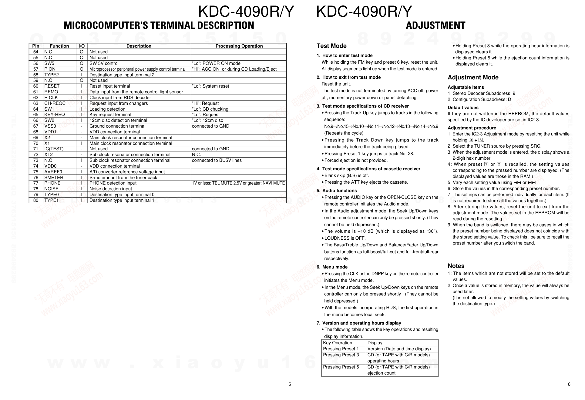 建伍KENWOOD KDC-4090R CD播放器电路图-4 建伍KENWOOD KDC-4090R CD播放器电路图-4