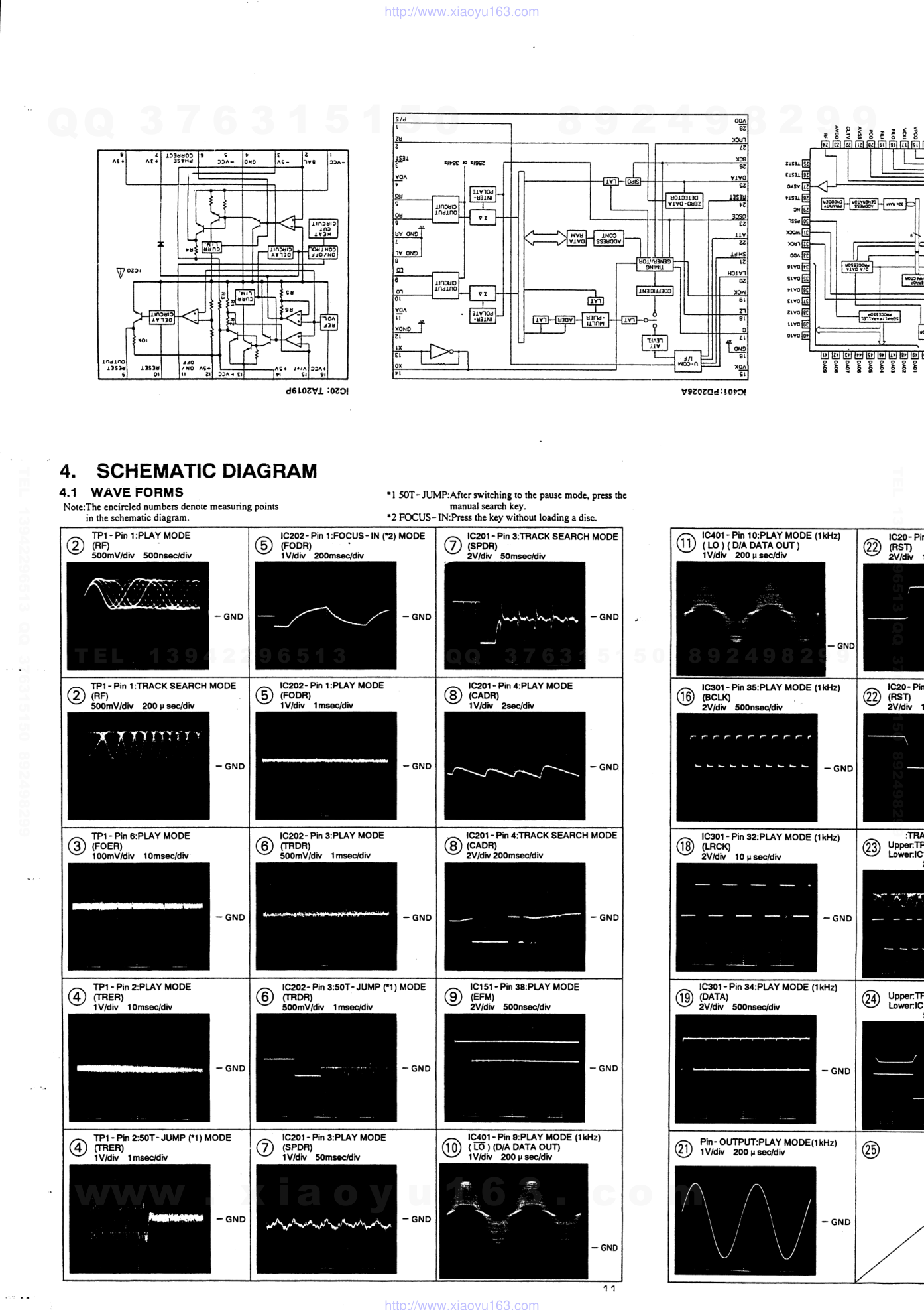 先锋PIONEER PD-S501音响电路图-8 先锋PIONEER PD-S501音响电路图-8