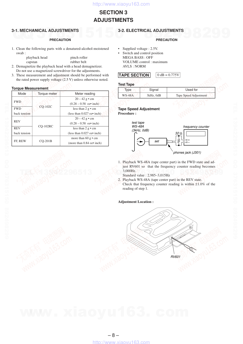 索尼SONY WM-FX493电路图-7