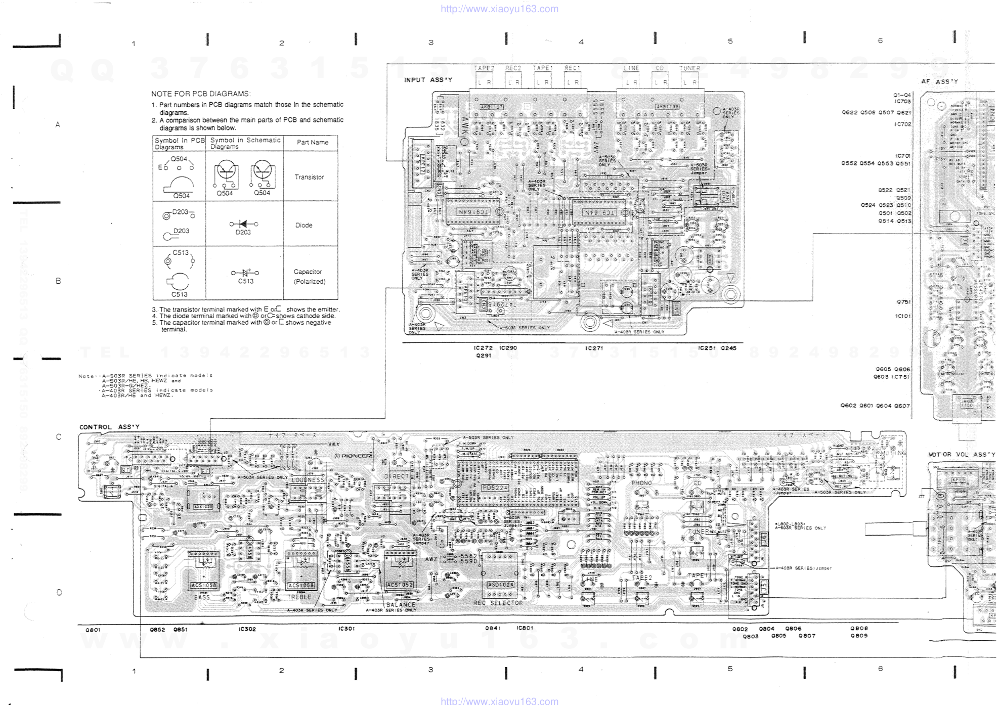 先锋PIONEER A-503R音响电路原理图-7
