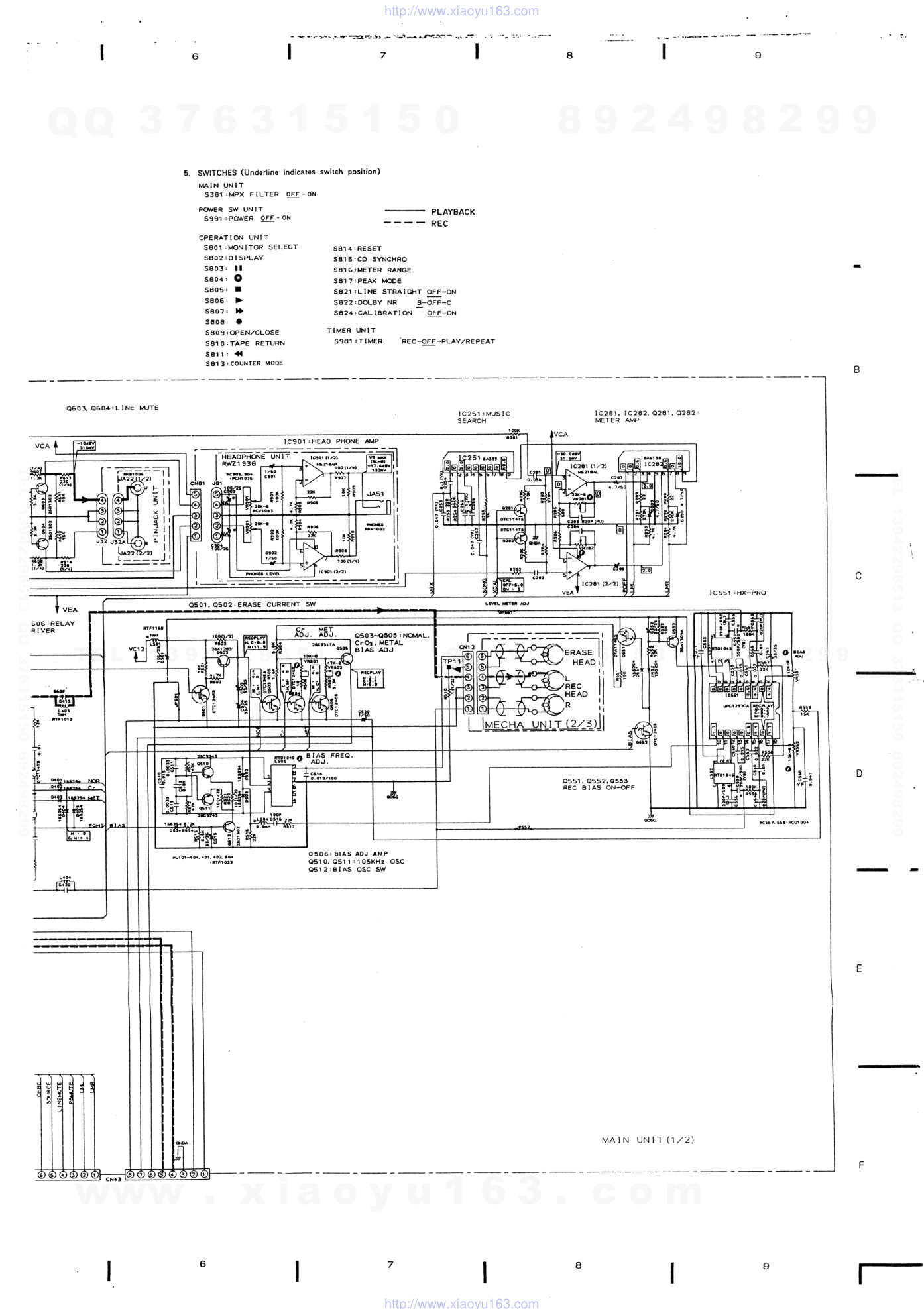 先锋PIONEER CT-959电路图-6