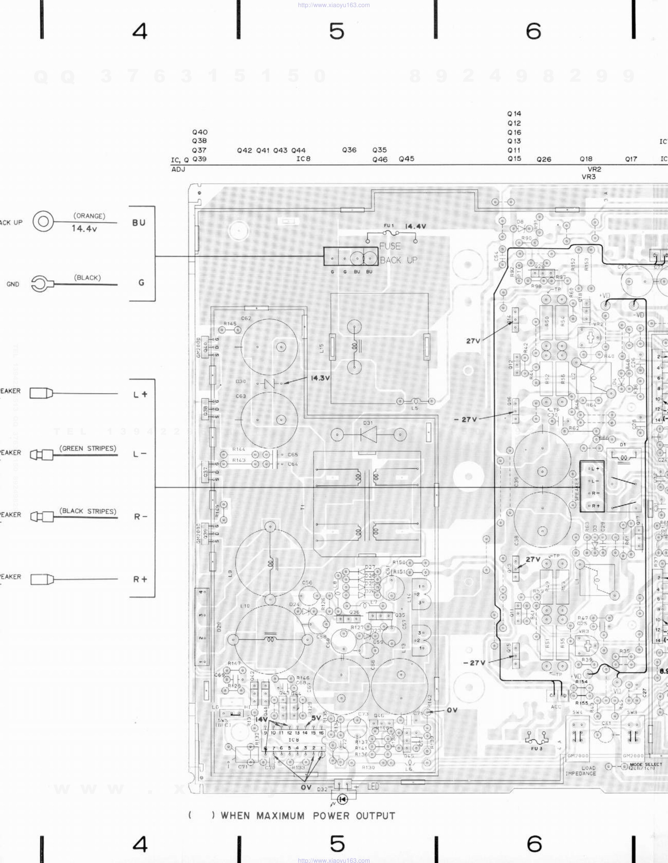 先锋PIONEER GM-2000音响电路图-3