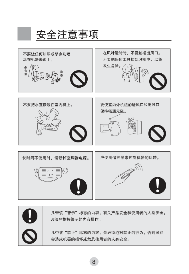 海尔KFR-26GWHK(DBPXF)空调使用说明书-9 海尔KFR-26GWHK(DBPXF)空调使用说明书-9