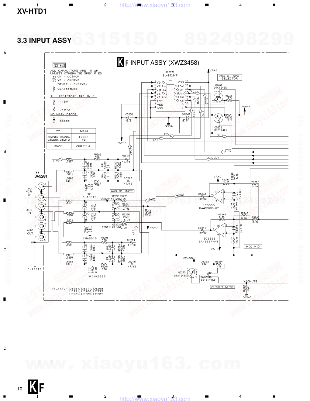先锋PIONEER XV-HID1电路图-9 先锋PIONEER XV-HID1电路图-9
