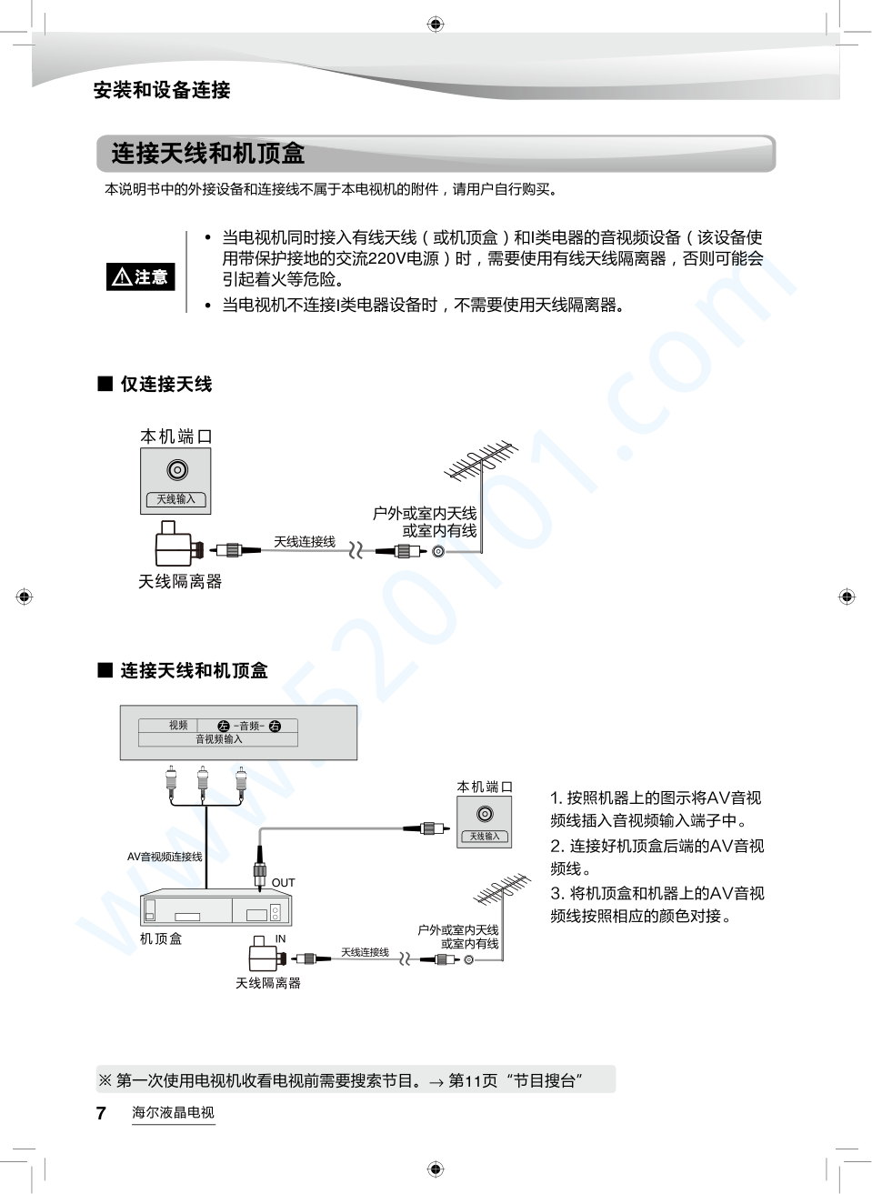 海尔LQ49AL88U81A3液晶电视说明书-7