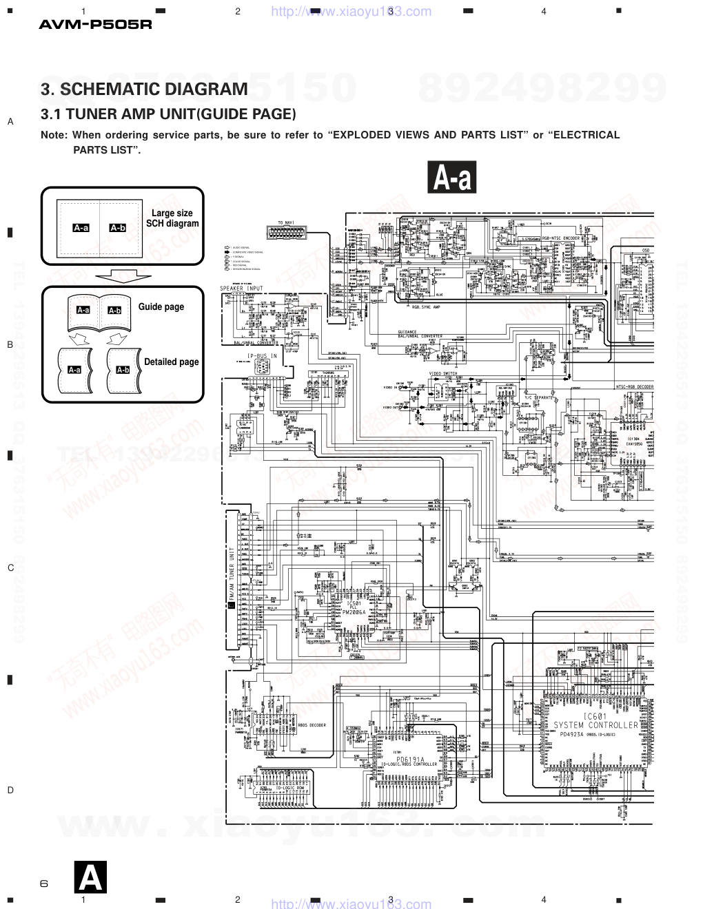 先锋PIONEER AVM-P505R音响电路原理图-5 先锋PIONEER AVM-P505R音响电路原理图-5