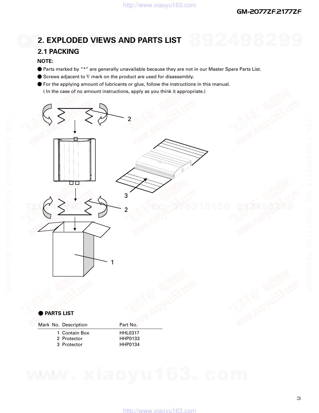 先锋PIONEER GM-2077ZF音响电路图-2