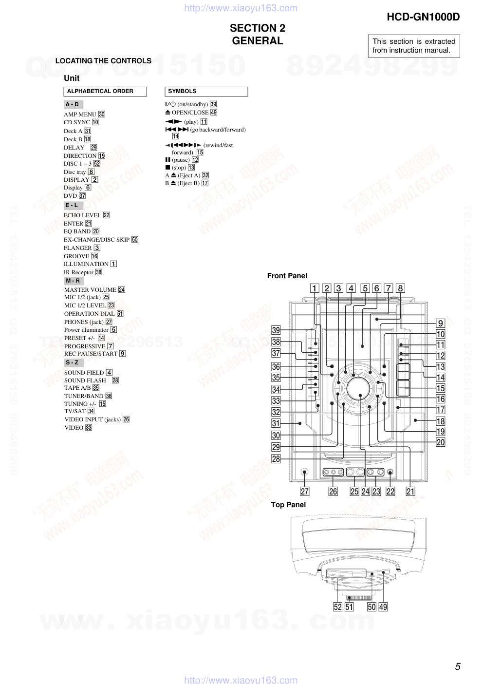 索尼SONY HCD-GN1000D音响图纸-4