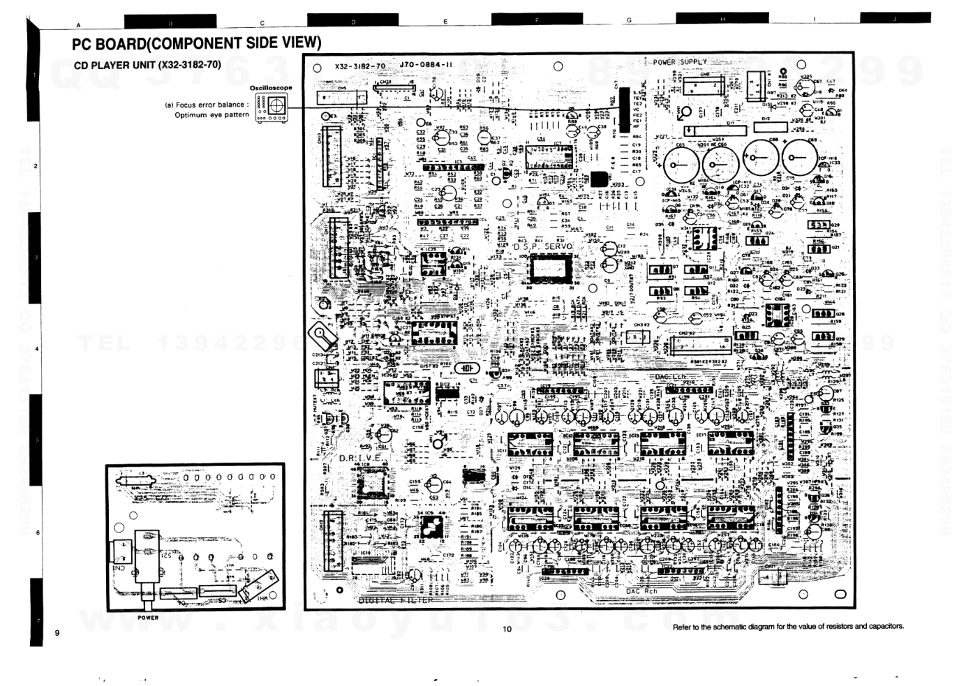 建伍KENWOOD DP-7090 CD播放机电路图-6 建伍KENWOOD DP-7090 CD播放机电路图-6