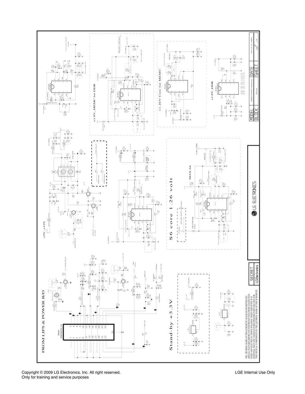 LG 32LH7000液晶电视电路图-7 LG 32LH7000液晶电视电路图-7