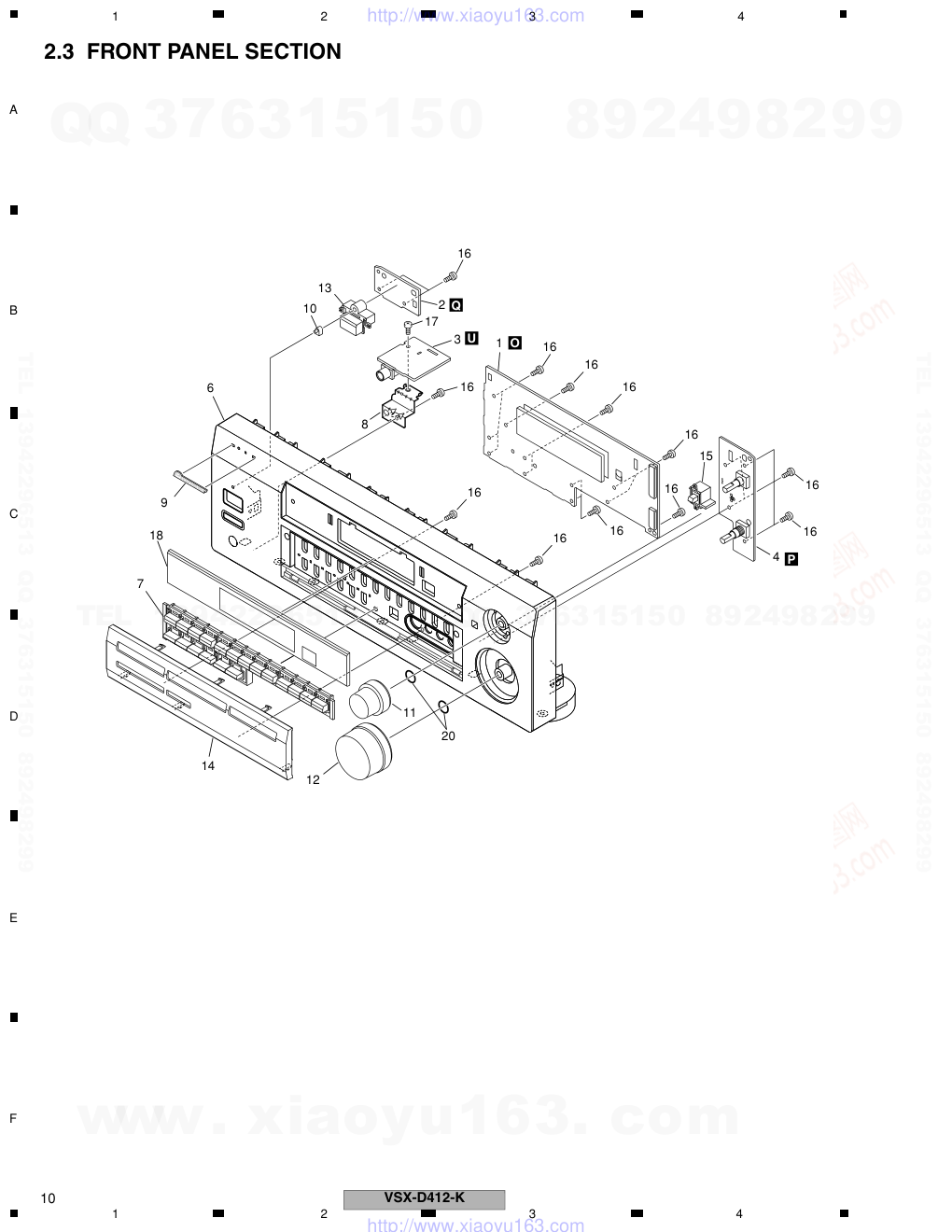 先锋PIONEER VSX-D412-S电路图-9 先锋PIONEER VSX-D412-S电路图-9