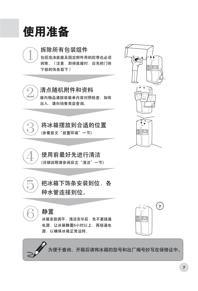海尔冰箱BCD-569WS型说明书-8 海尔冰箱BCD-569WS型说明书-8