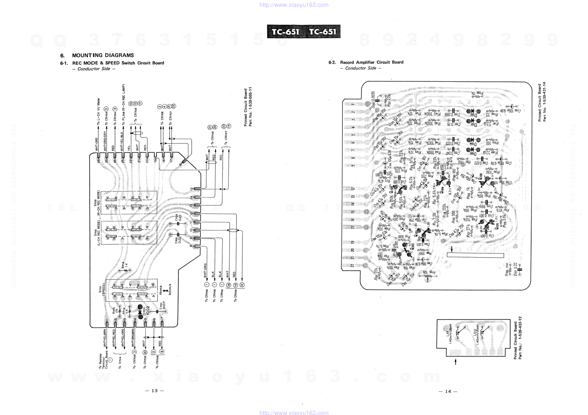 索尼SONY TC-651电路图-9