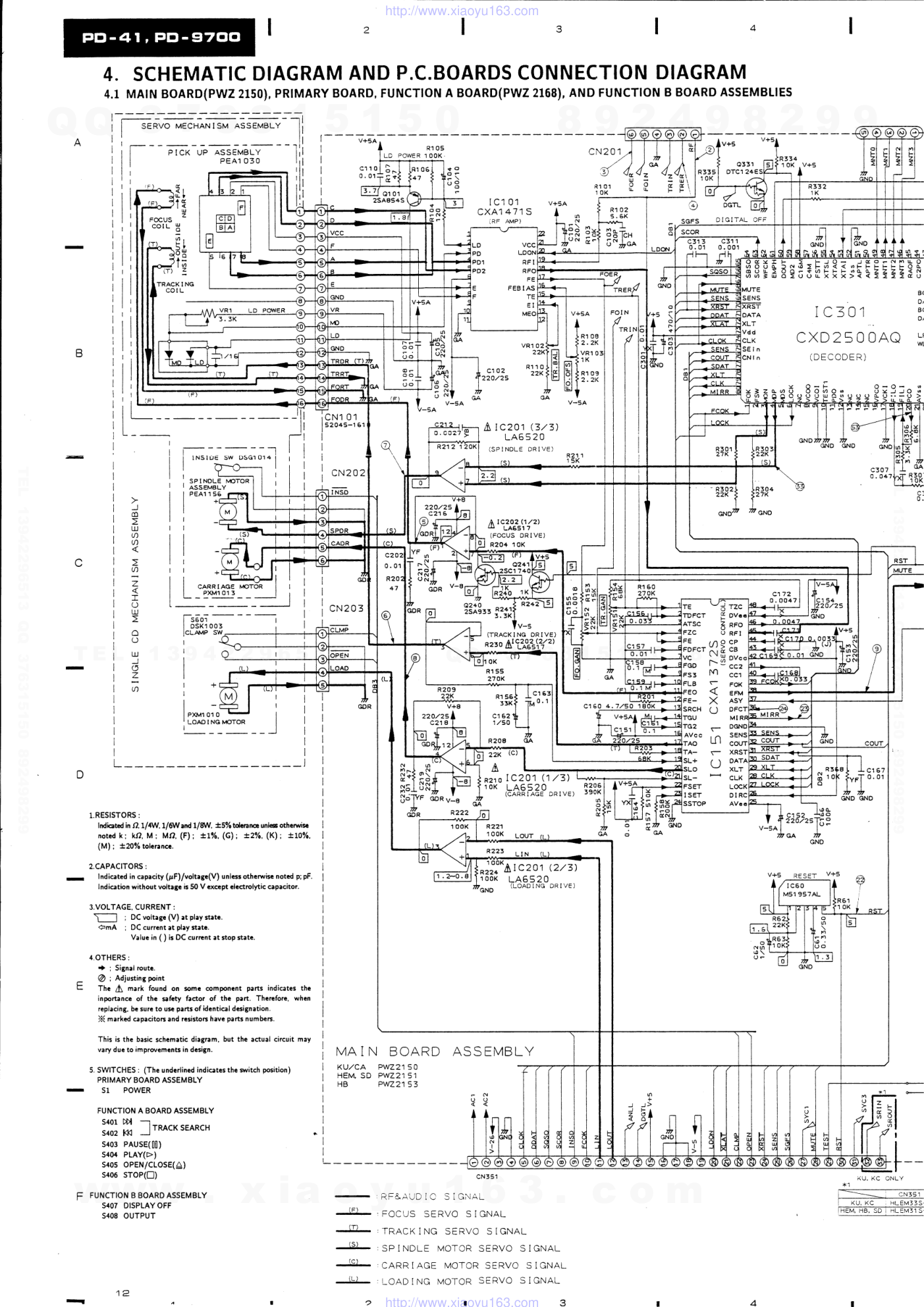 先锋PIONEER PD-41音响电路图-9 先锋PIONEER PD-41音响电路图-9