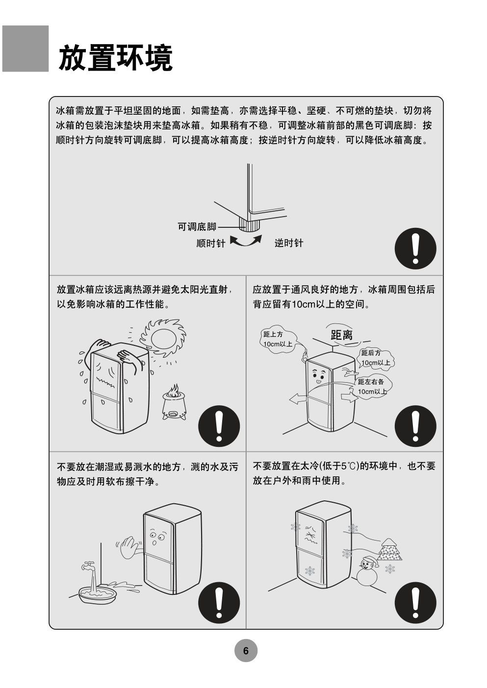 海尔冰箱BCD-218CZB使用说明书-6 海尔冰箱BCD-218CZB使用说明书-6