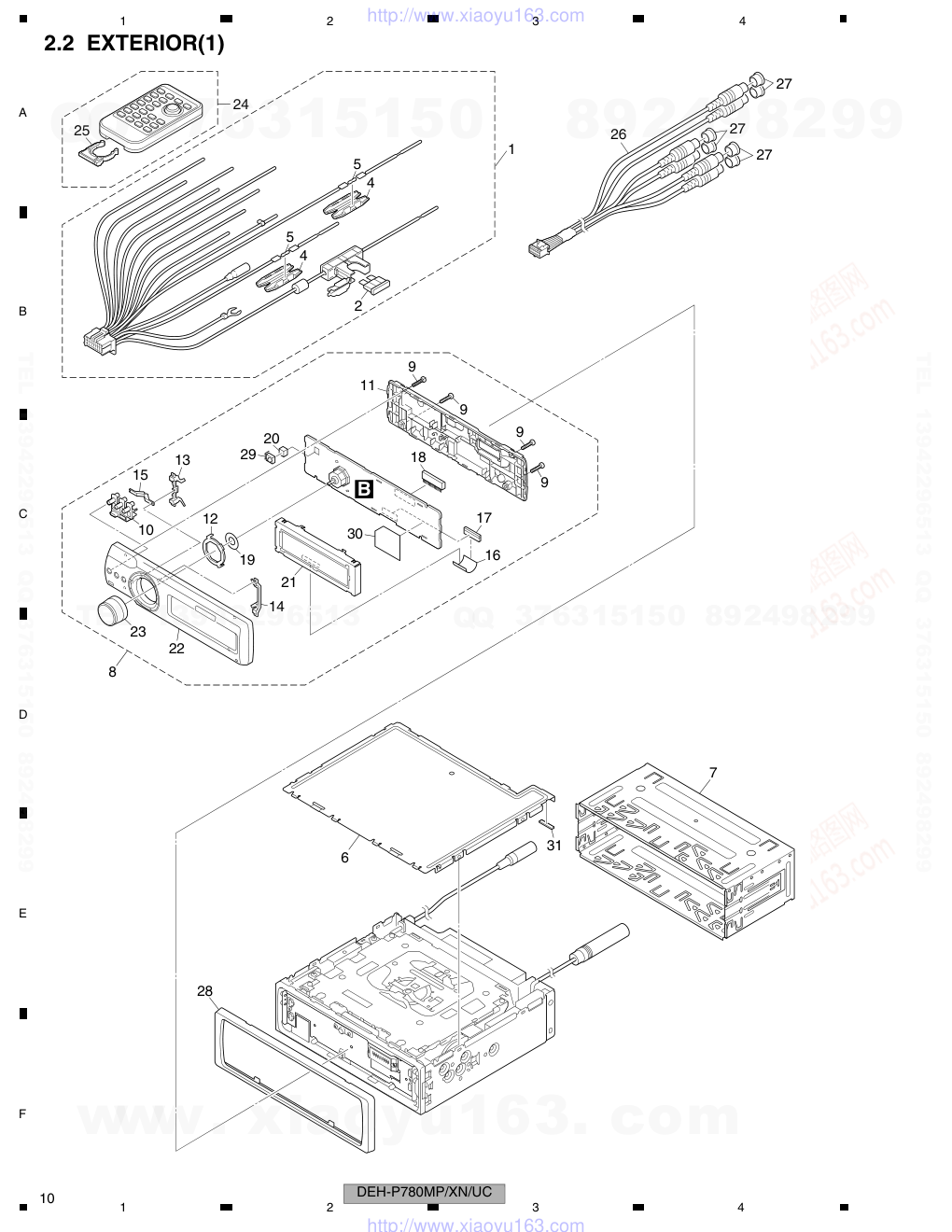 先锋PIONEER DEH-P780MPXNUC电路图-9 先锋PIONEER DEH-P780MPXNUC电路图-9