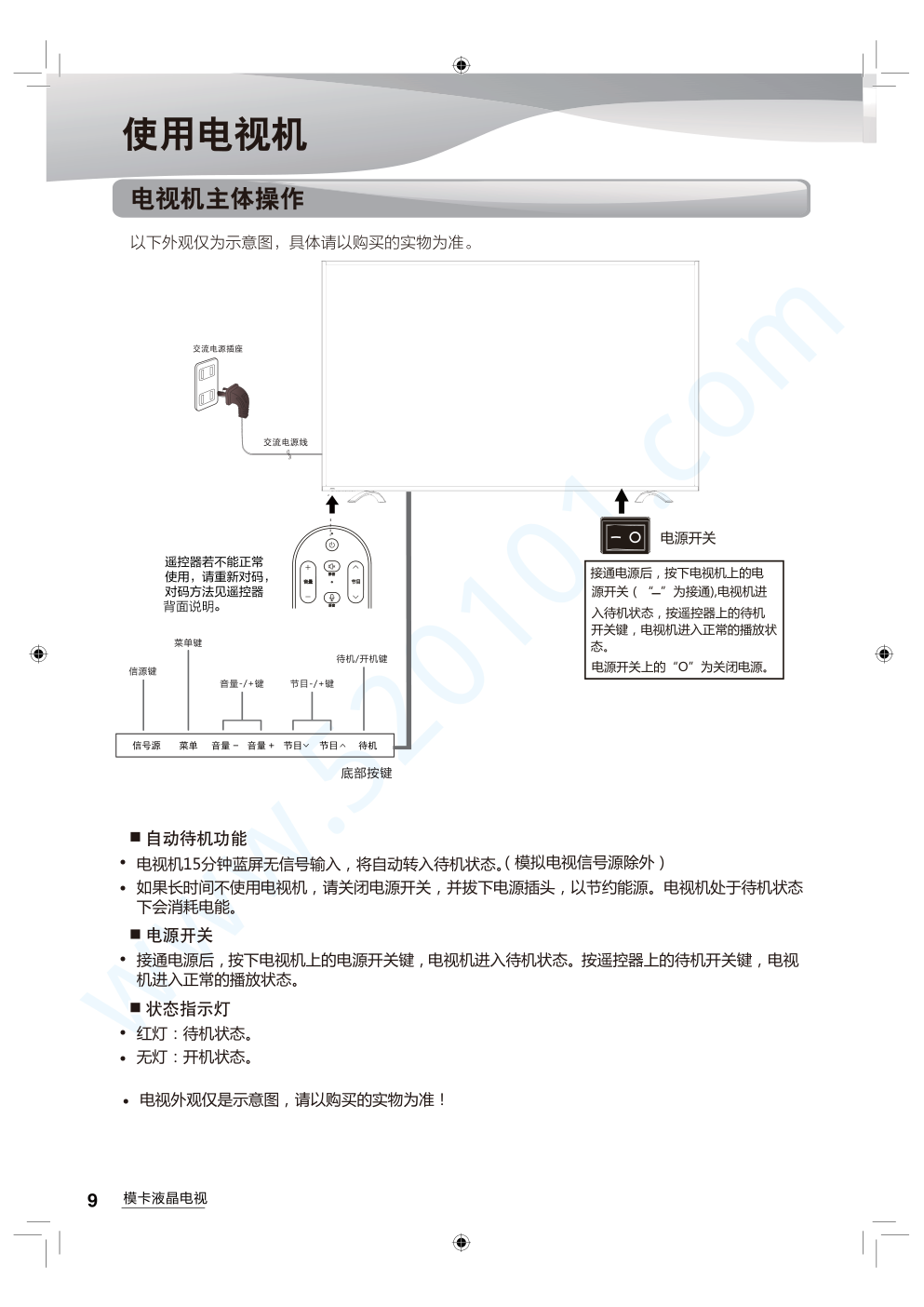 海尔U55Q81液晶电视说明书-9