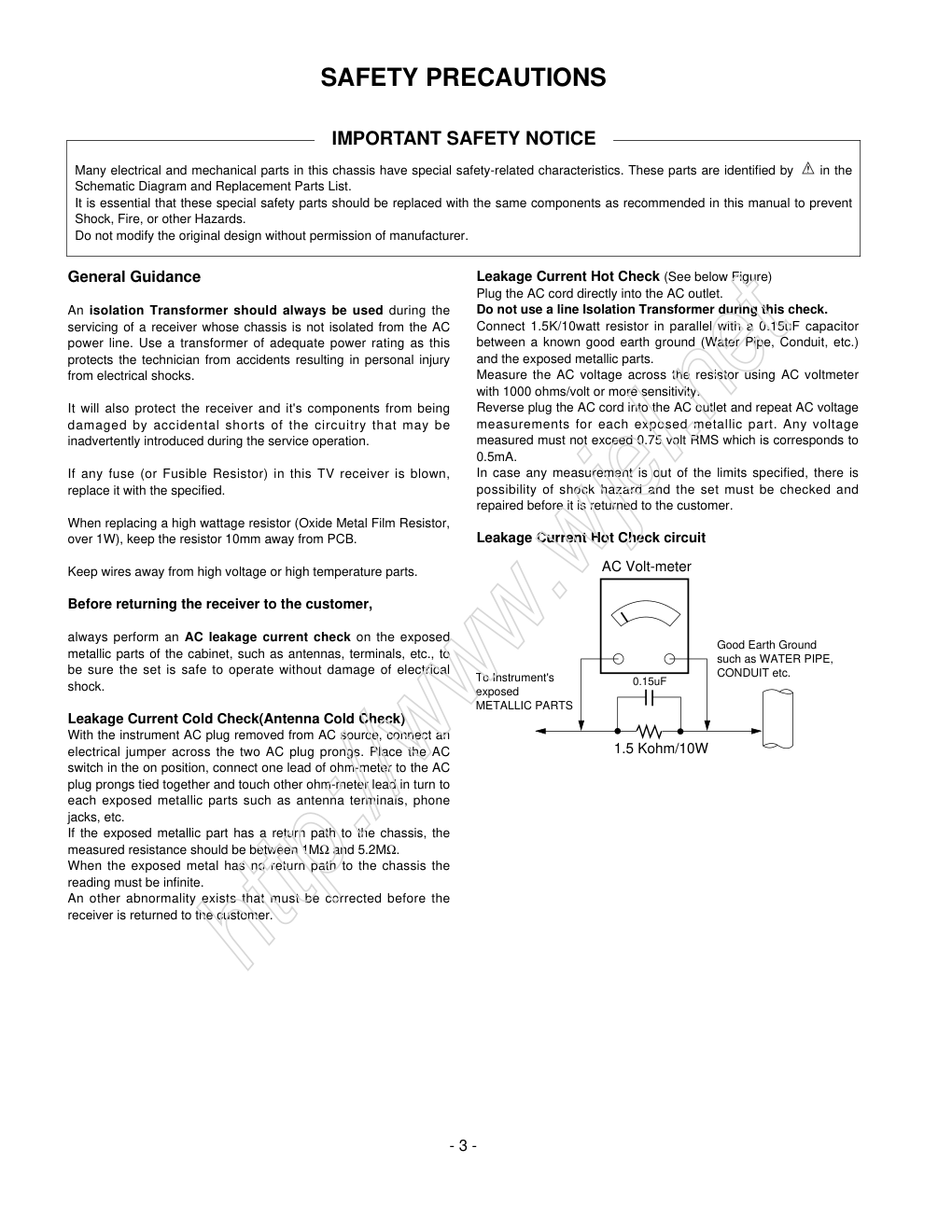 LG 23LX1MC液晶电视维修手册和原理图-2