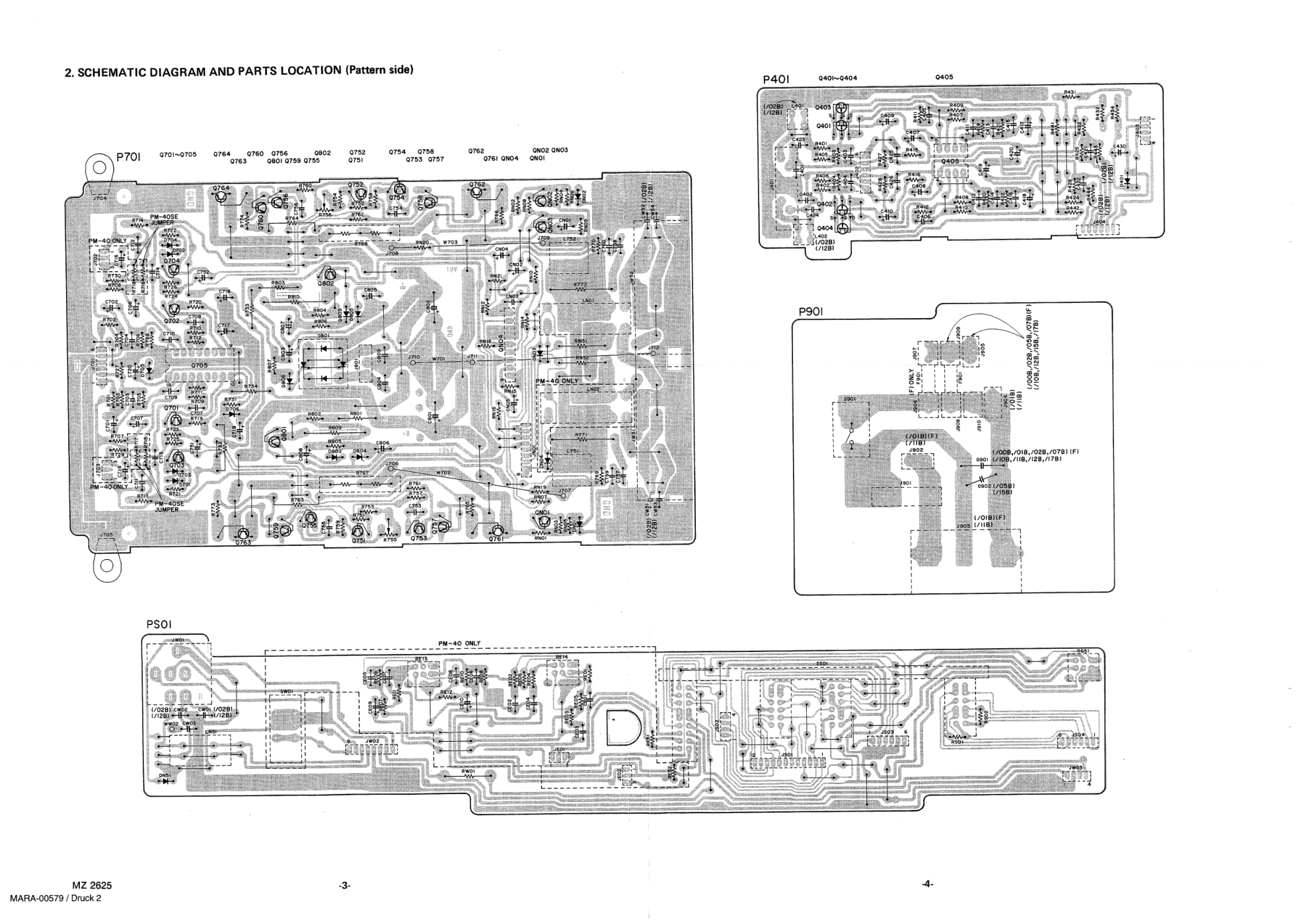 马兰士MARANTZ PM40SE音响电路图-3 马兰士MARANTZ PM40SE音响电路图-3