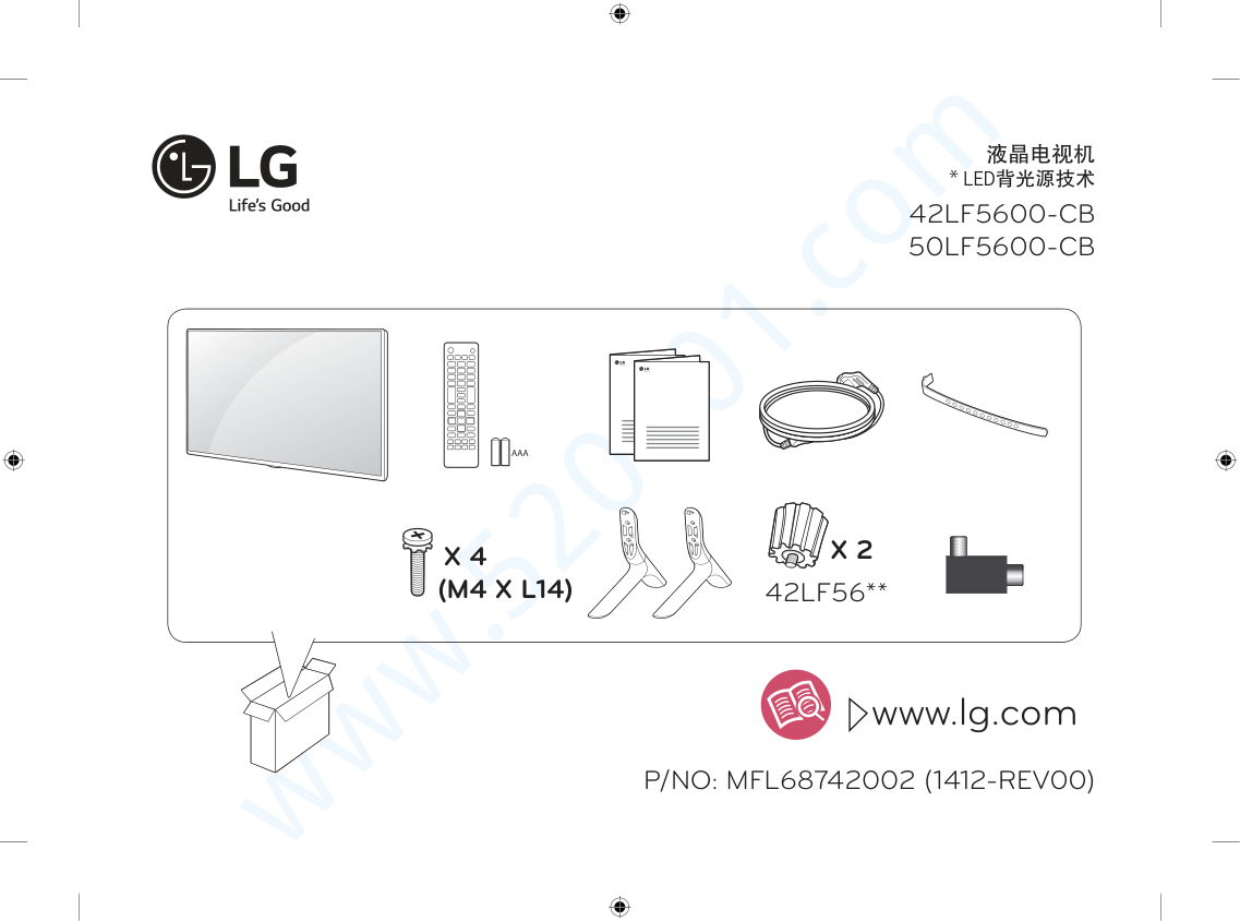 LG 42LF5600-CB液晶电视说明书-0