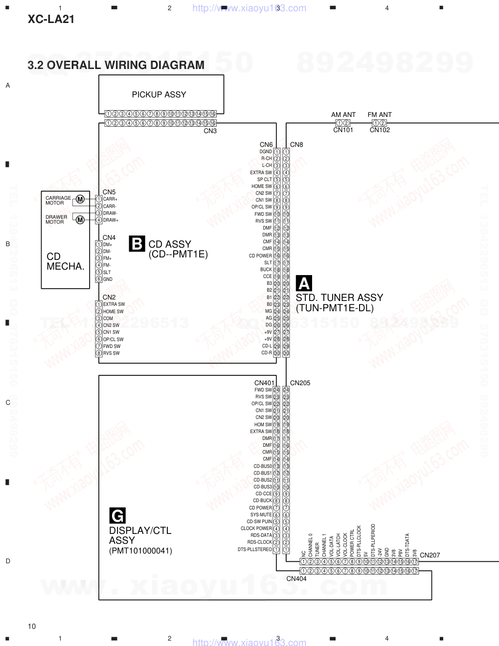 先锋PIONEER XC-LA21电路图-9 先锋PIONEER XC-LA21电路图-9