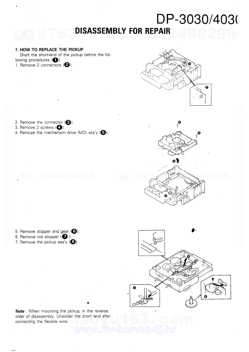 建伍KENWOOD DP-4030 CD播放机电路图-4 建伍KENWOOD DP-4030 CD播放机电路图-4