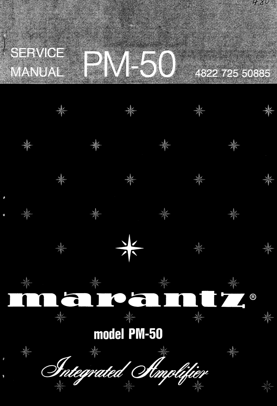 马兰士MARANTZ PM-50音响电路图-0