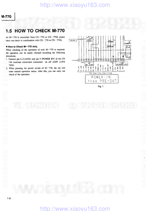 先锋PIONEER M-770音响电路图-7