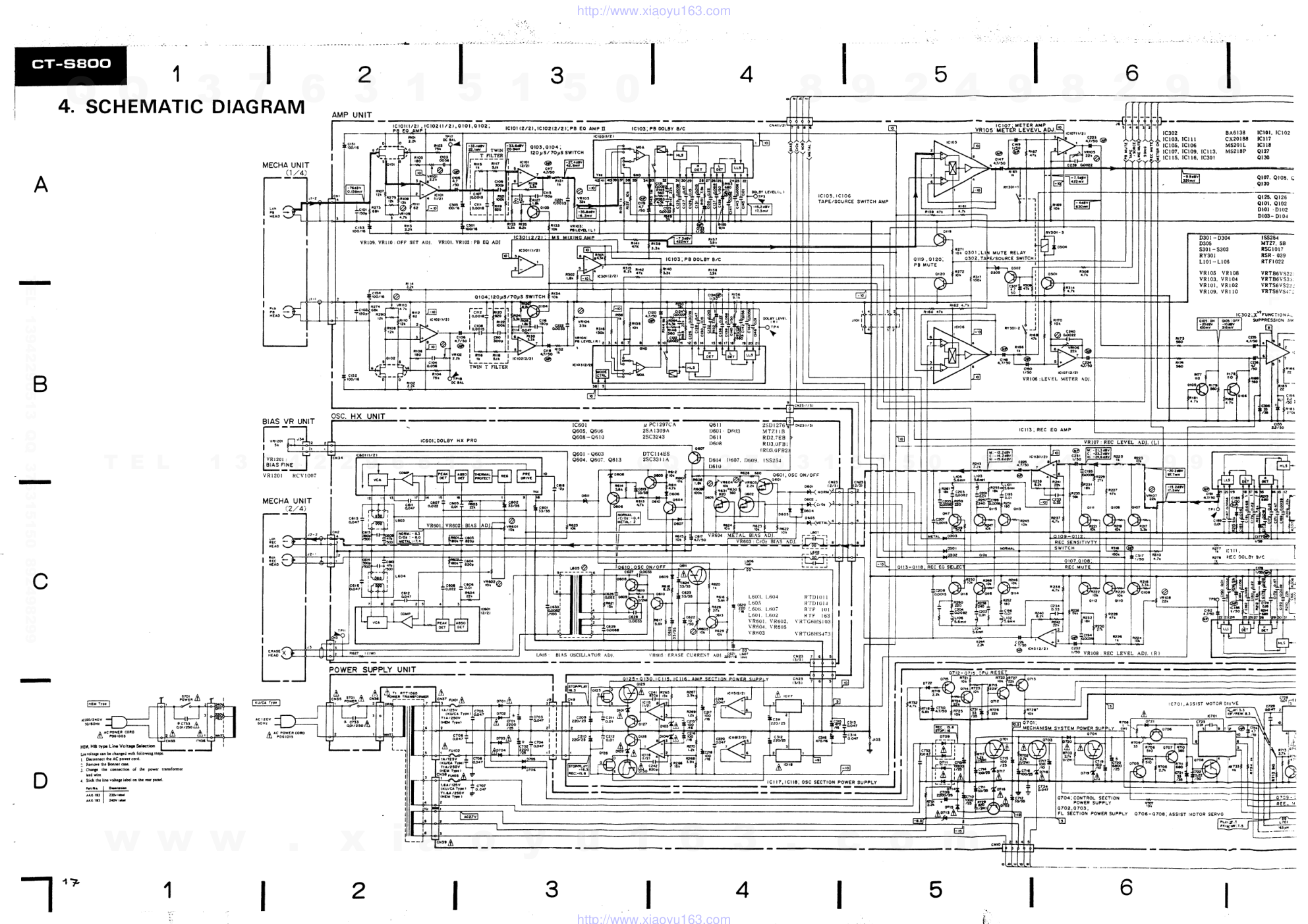 先锋PIONEER CT-939电路图-9
