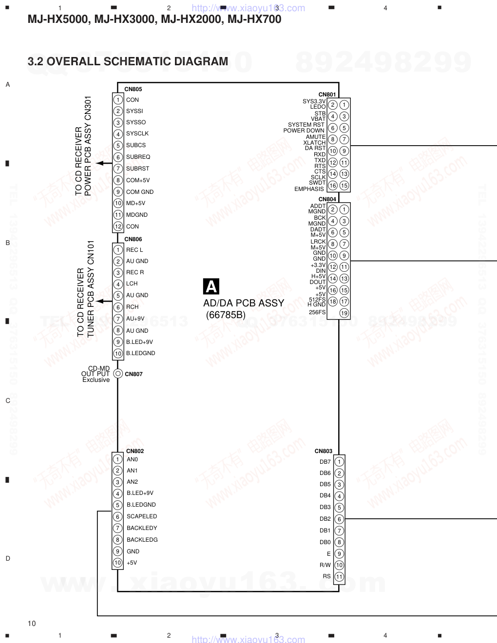 先锋PIONEER MJ-HX5000音响电路图-9 先锋PIONEER MJ-HX5000音响电路图-9