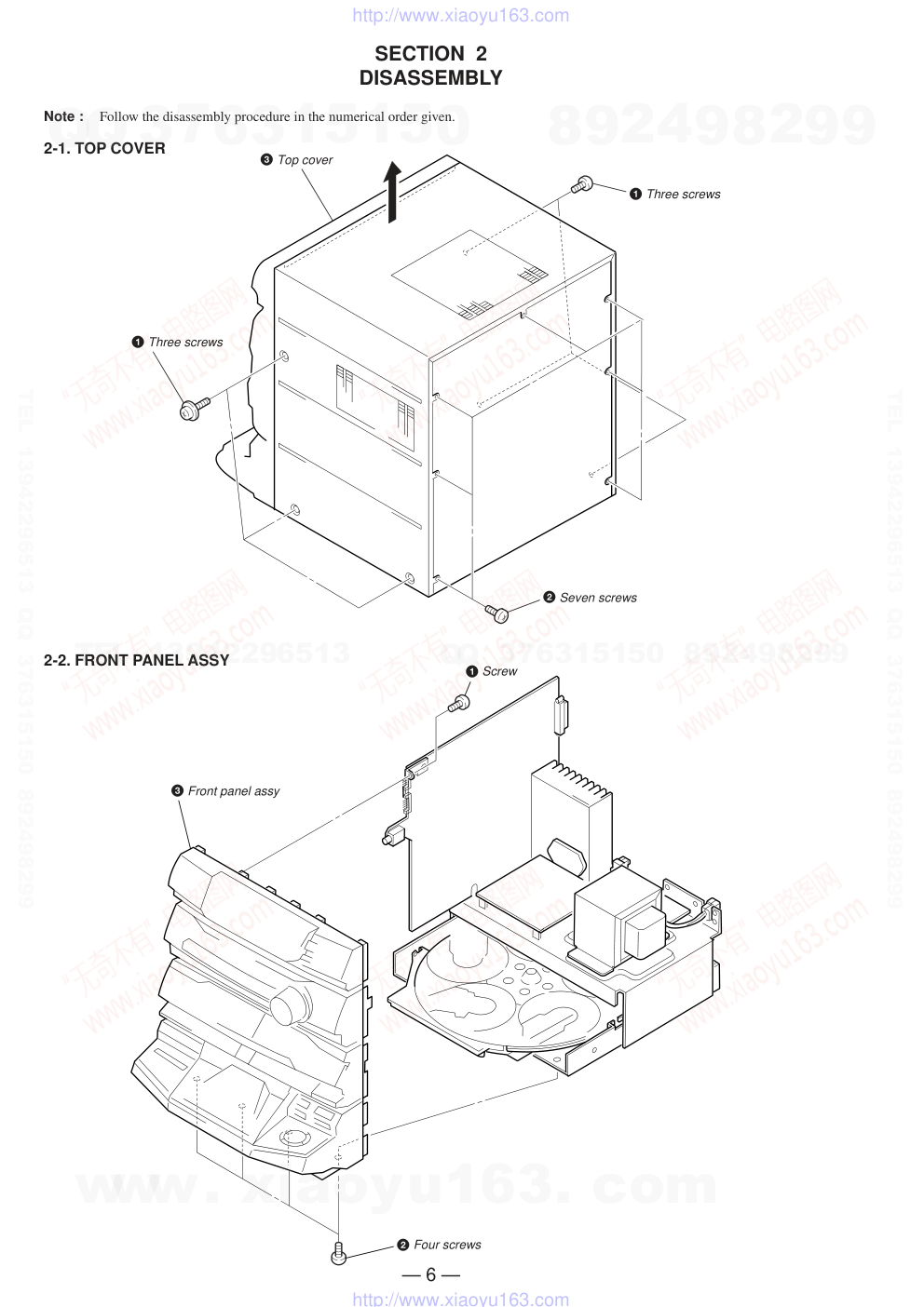 索尼SONY HCD-G2500音响图纸-5 索尼SONY HCD-G2500音响图纸-5
