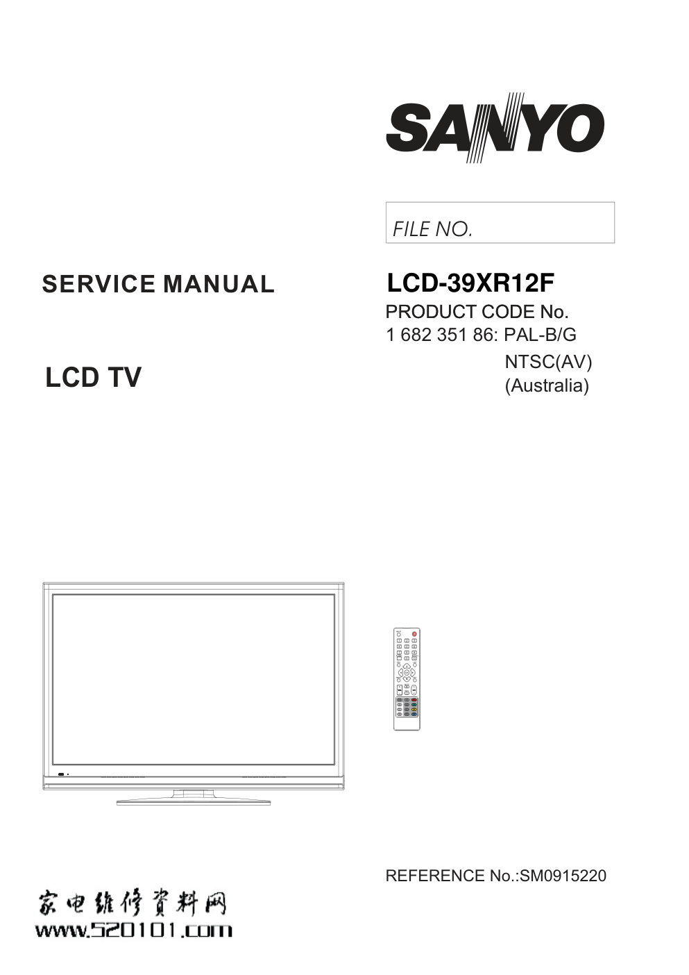 三洋LCD-39XR12F液晶电视电路图-0