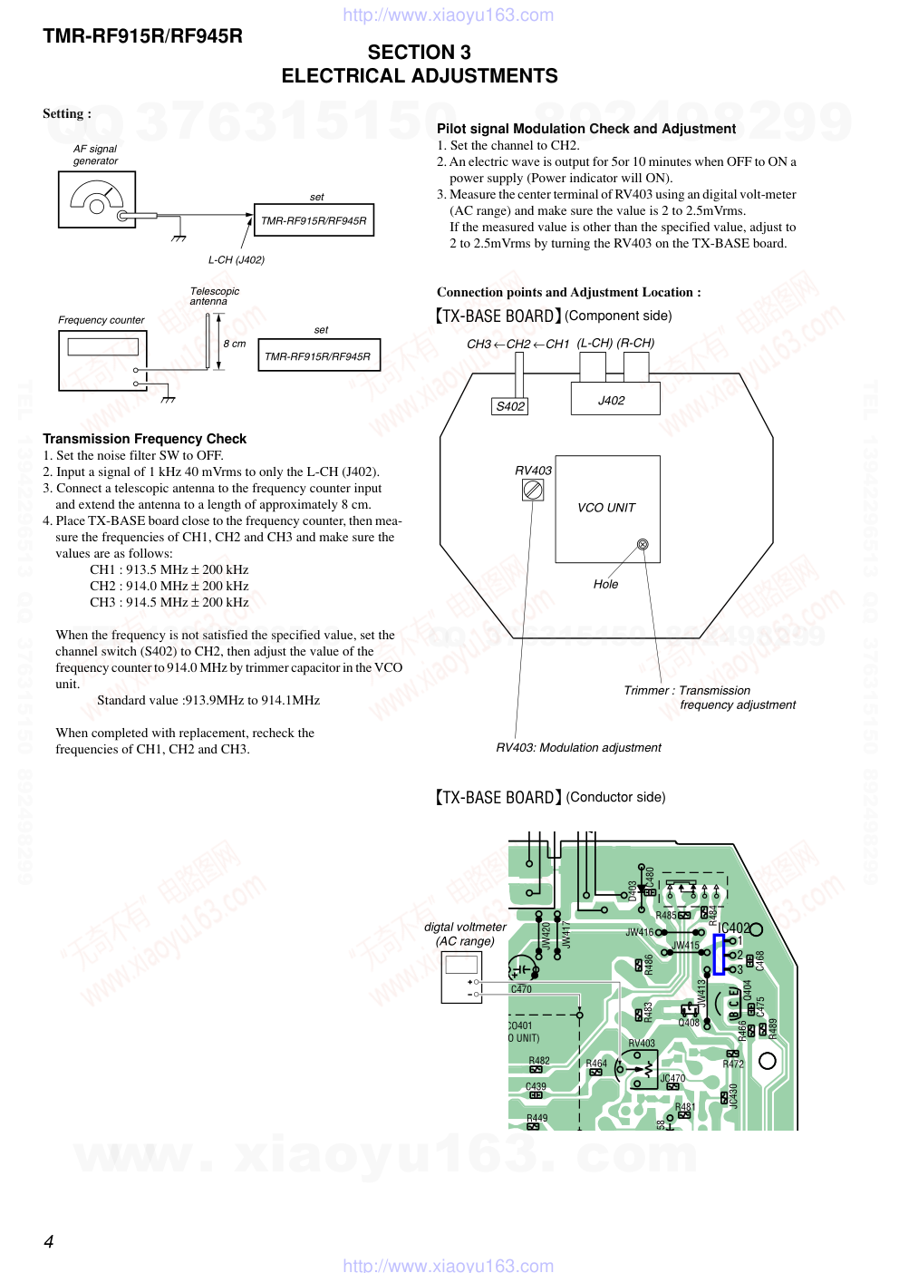 索尼SONY TMR-RF915R电路图-3